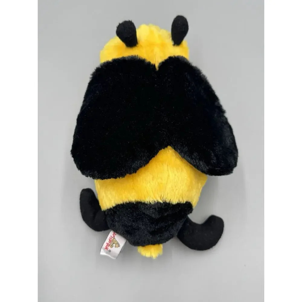 Unipak Bumblebee Yellow Black Striped Plush 8” Stuffed Animal